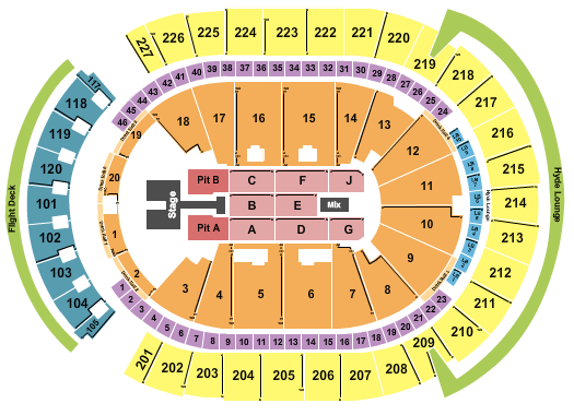 T-Mobile Arena Kelsea Ballerini Seating Chart